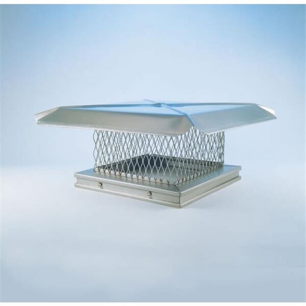 Integra Miltex Gelco 13108 12 Inch x 12 Inch Gelco Stainless Steel Single-flue Chiminey Cap 304-alloy 13108 - main